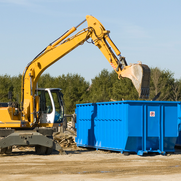 are there any restrictions on where a residential dumpster can be placed in Powell Tennessee